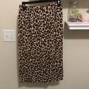 Leopard skirt